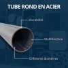 Tube acier rond diametre 28mm ep 2 mm, 3 metres - Comment Fer^ Discount