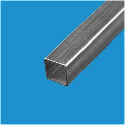 Tube carré acier 30 mm ep 2 mm, Longueur : 3 metres -^Comment Fer New