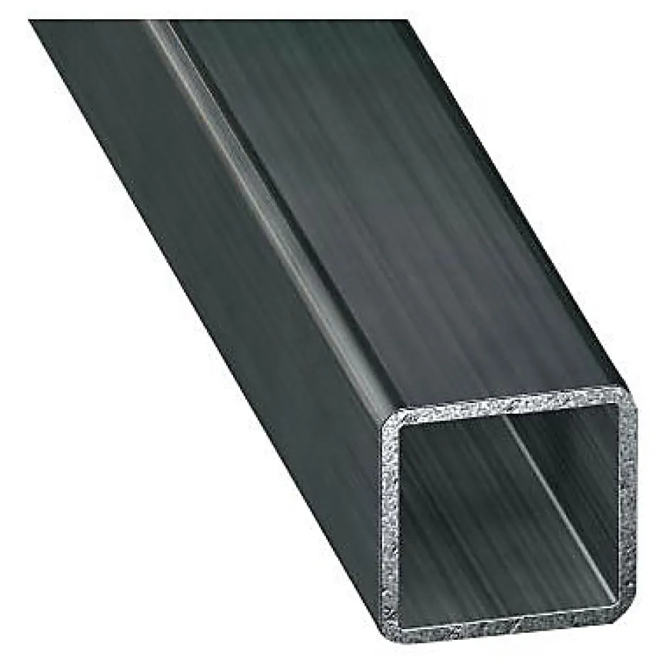 Tube carré acier verni 25 x 25 mm, 2 m-CQFD New