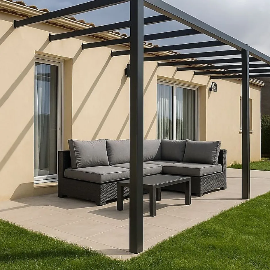 Tube carré acier 20x20 mm ep 2 mm, Longueur : 2 metres --Comment Fer Outlet