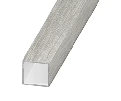Tube carré aluminium brossé 10 x 10 mm, 1 m^CQFD Sale