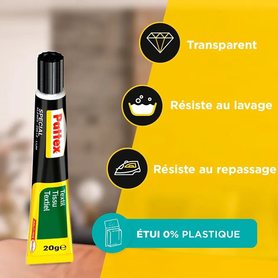 Tube de colle pour tissu, 40 ml-Pattex New