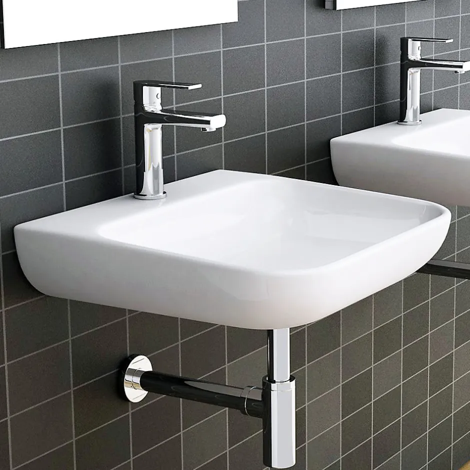 Tube d'extension de siphon de vidange rond avec une finition chromée brillante en laiton Kibath- Clearance