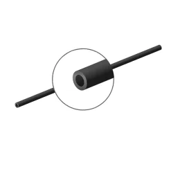 Tube en acier pour grille de défense télescopique noir Ø12 mm Afbat-Afbat - Tb Industrie Sas