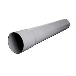 Tube en PVC compact Ø125 mm x 4 m^Fitt New