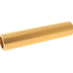 Tube fileté laiton 10cm - double Mâle 15/21 (1/2"), lot de 2-Somatherm for you Sale