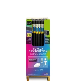 Tube flexible diamètre 40 - 1m/box^Fitt