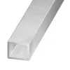 Tube rectangulaire aluminium brut, 12 x 10 mm, 1 m^CQFD Clearance