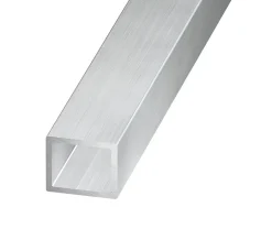 Tube rectangulaire aluminium brut, 12 x 10 mm, 1 m^CQFD Clearance