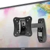TVB0920 Support TV mural pour écran de 13 à 30 pouces Pivotant Inclinable Charge max 18 kg VESA 50 100 Télé LED LCD OLED^Duronic New