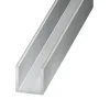 U aluminium brut 10 x 8 x 10 mm Ep. 1 mm, 1 m-CQFD Best