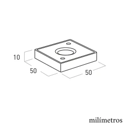 4un. rehausseur de meuble hauteur 10mm en résine plastique ABS ANTI-HUMIDITÉ couleur aluminium mat avec embout coulissant^Nesu Sale