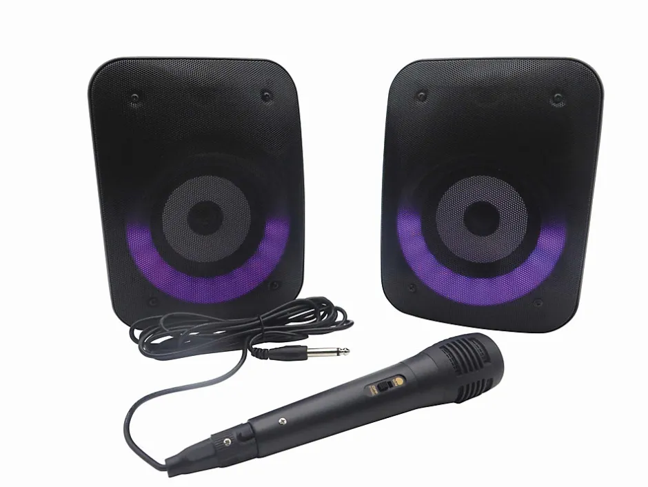 Une paire d'Enceintes Stereo Puissantes Bluetooth iParty-Lexibook Discount