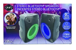 Une paire d'Enceintes Stereo Puissantes Bluetooth iParty-Lexibook Discount