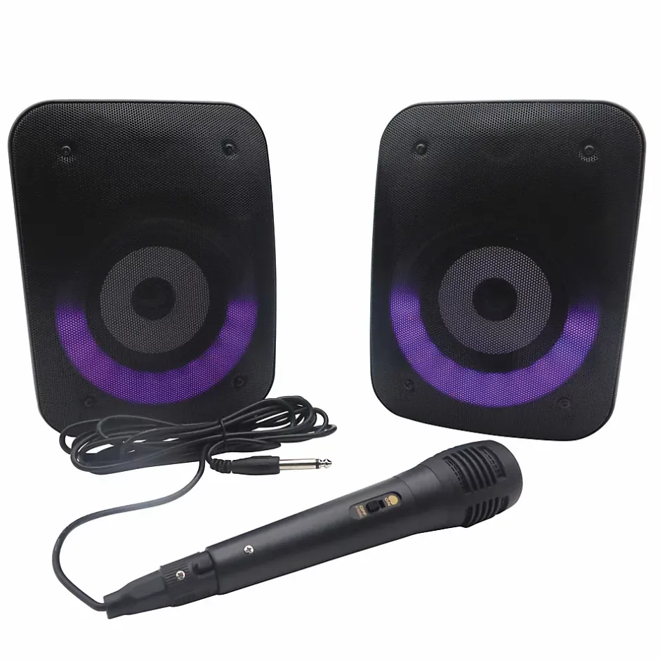 Une paire d'Enceintes Stereo Puissantes Bluetooth iParty-Lexibook Discount