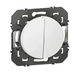 Va-et-vient et Poussoir Dooxie blanc-Legrand New