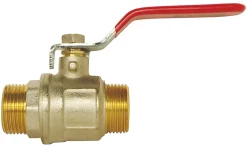 Vanne à sphère passage intégral mâle/mâle 26x34 poignée réversible-Somatherm for you Hot