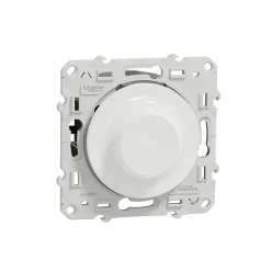 Variateur de lumière universel en 2 ou 3 fils 3W 200W Odace blanc^Schneider Electric Hot