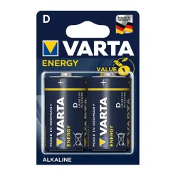- Piles ENERGY D (LR20) blister de 2^Varta Outlet