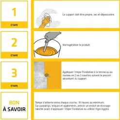 Vernis bitumineux imperméabilisant pour fondations Imper Fondation noir 25L-Sika Clearance