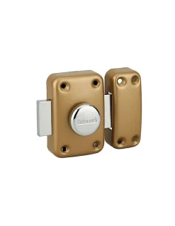 Verrou à bouton Apache pour porte intérieure, acier, époxy or -^Thirard Hot