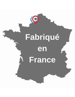 Verrou à bouton Concorde pour porte intérieure, acier, époxy bronze --Thirard Best