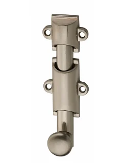 Verrou à plaquer à coulisse pour porte intérieure, 100mm, nickel satiné --SP Hot