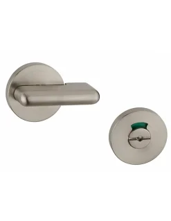 Verrou à voyant pour WC, diamètre 50mm, nickel satiné --Thirard Sale