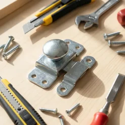 Verrou automatique 20 mm acier zingué^Diall Sale