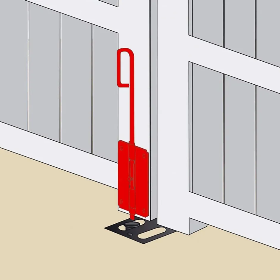 Verrou baïonnette ø16 mm L. 600 mm acier noir Afbat-Afbat - Tb Industrie Sas Clearance