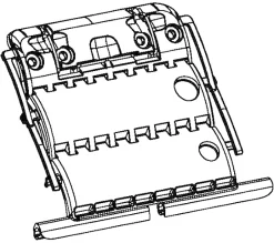 VERROU CLICKSUR 2 MAILLONS (Lame 8 : attache fil montée)-Zurfluh-Feller Discount
