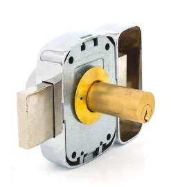 Verrou de porte haute sécurité à bouton 45 mm Mystere chromé THIRARD-Autres Outlet