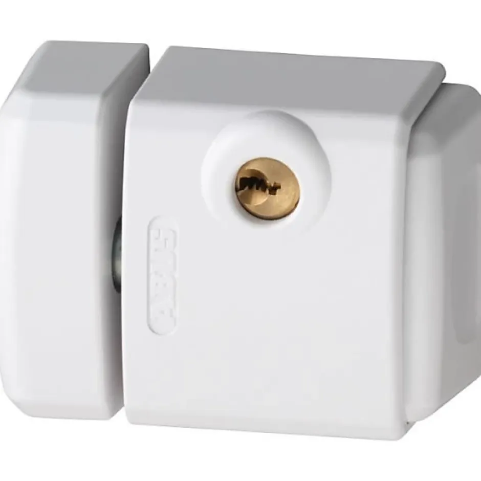 Verrou de Sécurité pour Fenêtre ABFS28409 Blanc - Installation Facile et Pratique-Abus New