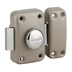 Verrou de sûreté bouton/cylindre 45 mm Apache + gache encastrer-Thirard Outlet