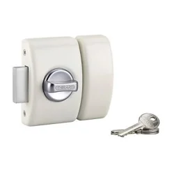 Verrou de sûreté design Apache à bouton et cylindre 45 mm-Thirard
