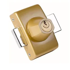 Verrou double cylindre 40 mm bronze 4 clés et visserie inclus^Abus Best