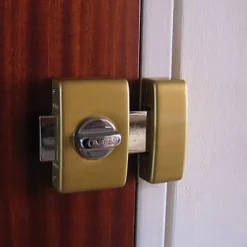 Verrou double cylindre clés réversibles ø 23 mm / 45 mm-Abus