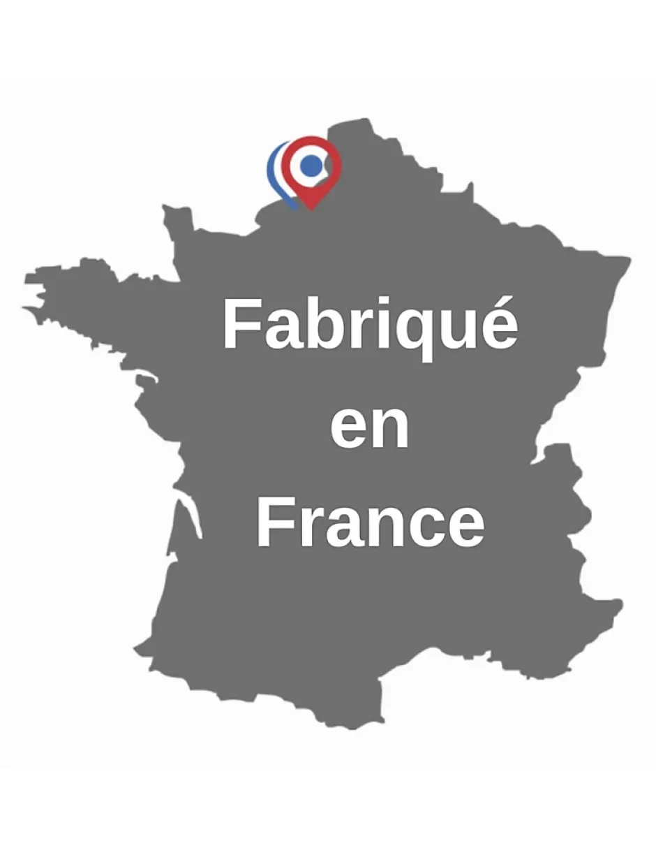 Verrou double entrée Apache pour porte d'entrée, cylindre 60mm, acier, 3 clés, époxy or --Thirard Discount