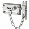 Verrou entrebâilleur à chaînette pour porte d'entrée, nickelé --SP Hot