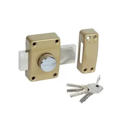 Verrou médial à bouton 40mm H. 6 x l. 8,7 cm-Bricard Best