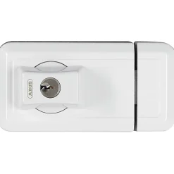 Verrou pour fenêtre blanc avec cales pour fixation de la gâche inclus^Abus Outlet