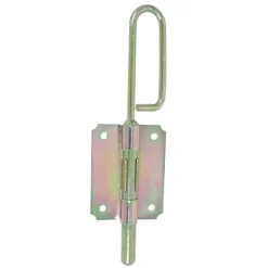 Verrou rond à douille 14X300mm zingué blanc - - 9514302^Jardinier Massard