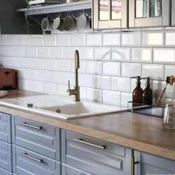 Vidage automatique 1 bac CUIPD019 évier CLEYA et V&B ARCHITECTURA - Siphon gain de place-Cuisissimo Discount