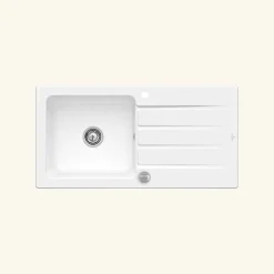 Vidage automatique 1 bac CUIPD019 évier CLEYA et V&B ARCHITECTURA - Siphon gain de place-Cuisissimo Discount