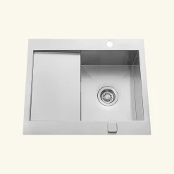 Vidage automatique gain de place 1 bac CUIPD033 pour évier inox - Siphon gain de place-Cuisissimo Outlet