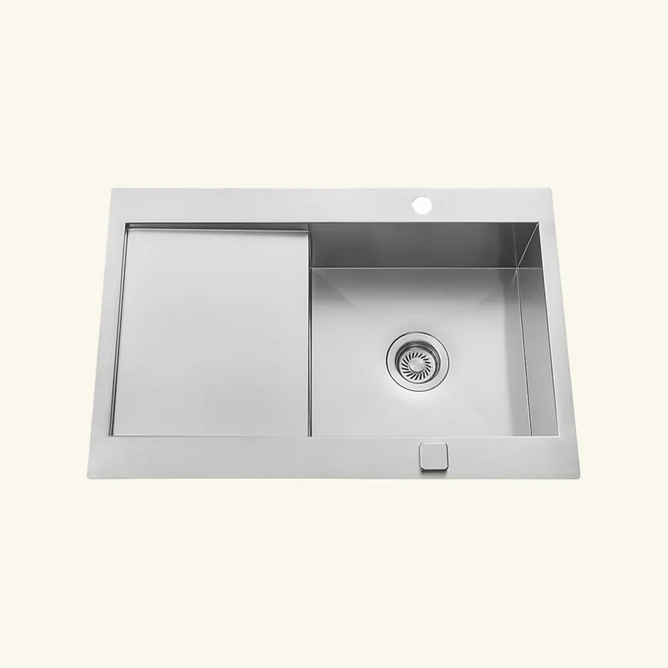 Vidage automatique gain de place 1 bac CUIPD033 pour évier inox - Siphon gain de place-Cuisissimo Outlet