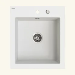 Vidage automatique gain de place 1 bac CUIPD013 pour évier granit - Siphon gain de place^Cuisissimo Online