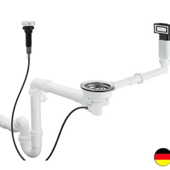 Vidage automatique pour évier 1 bac D14-11 inox^Hansgrohe