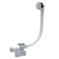Vidage baignoire à câble avec siphon^Wirquin Hot