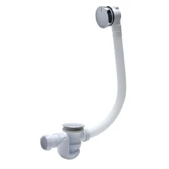 Vidage baignoire à écoulement rapide avec commande à câble et siphon^Wirquin Sale